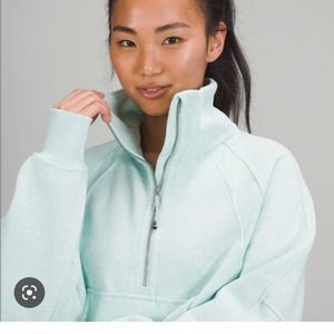 LULULEMON SCUBA OVERSIZED FUNNEL NECK HALF ZIP!!